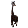 African Wood Carved Large Giraffe