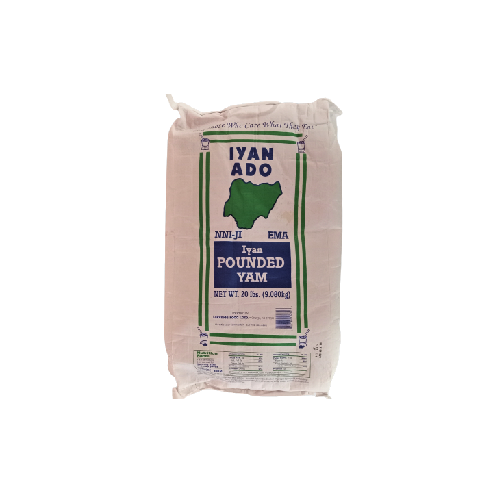 Iyan Ado Pounded Yam - 20 LBS