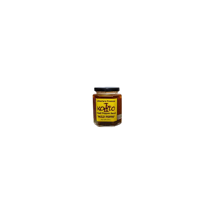 Liberia's Premier Koto Fried Pepper Sauce (Mild) 9oz