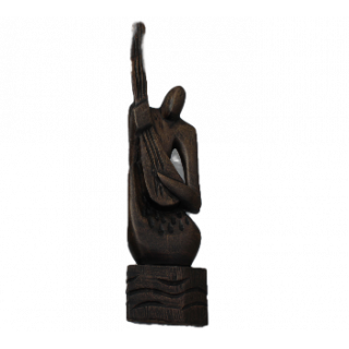 West African kora Player Carving