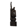 West African Instrument Player Carving