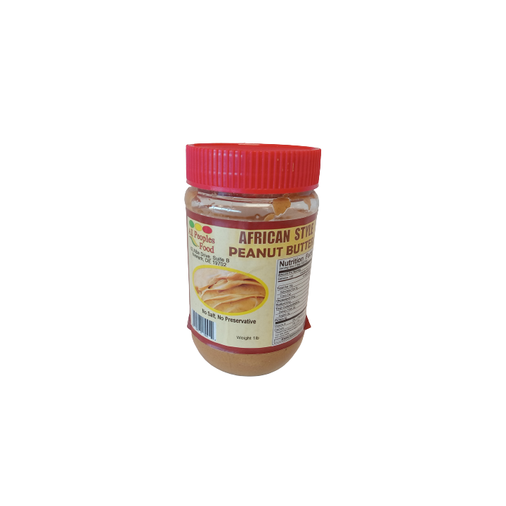 All Peoples African Style Peanut Butter 1 LB