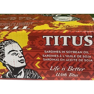 Halal Titus Sardines (50 x 125g) Case