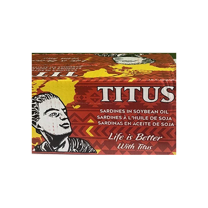 Halal Titus Sardines (50 x 125g) Case