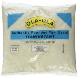 Ola-Ola Pounded Yam 4 LBS Case