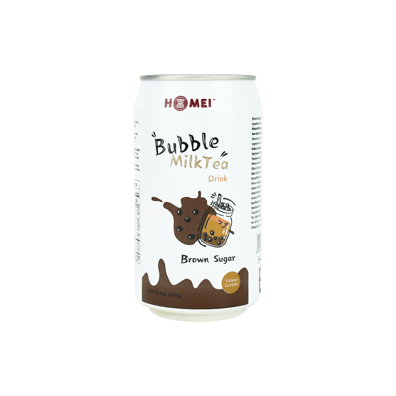 Brown Sugar Flavor Bubble Milk Tea 12.3oz - 6 PK