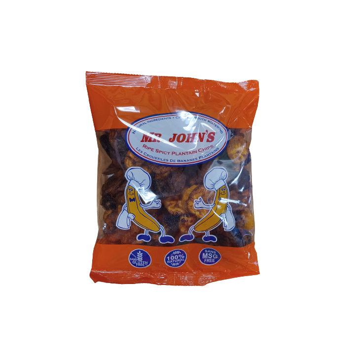 Mr. John's Ripe Spicy Plantain Chips 400g