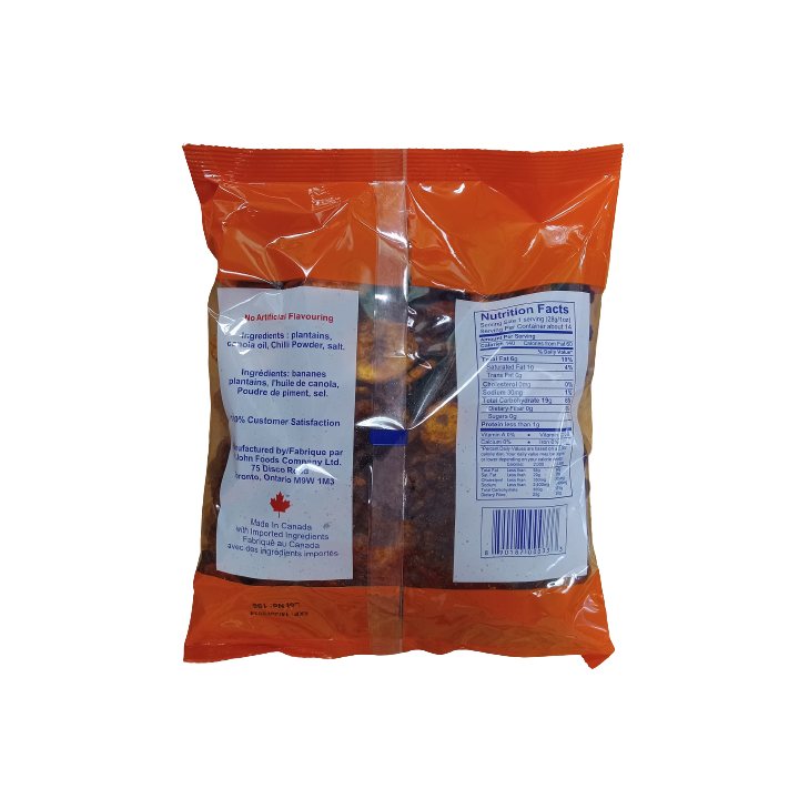 Mr. John's Ripe Spicy Plantain Chips 400g