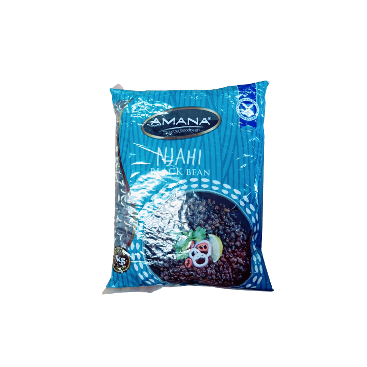 Amana Njahi Butterfly Black Beans 1Kg