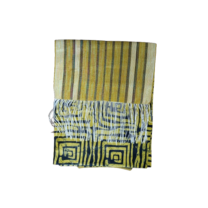 Women's African Kampala Dress & Scarf