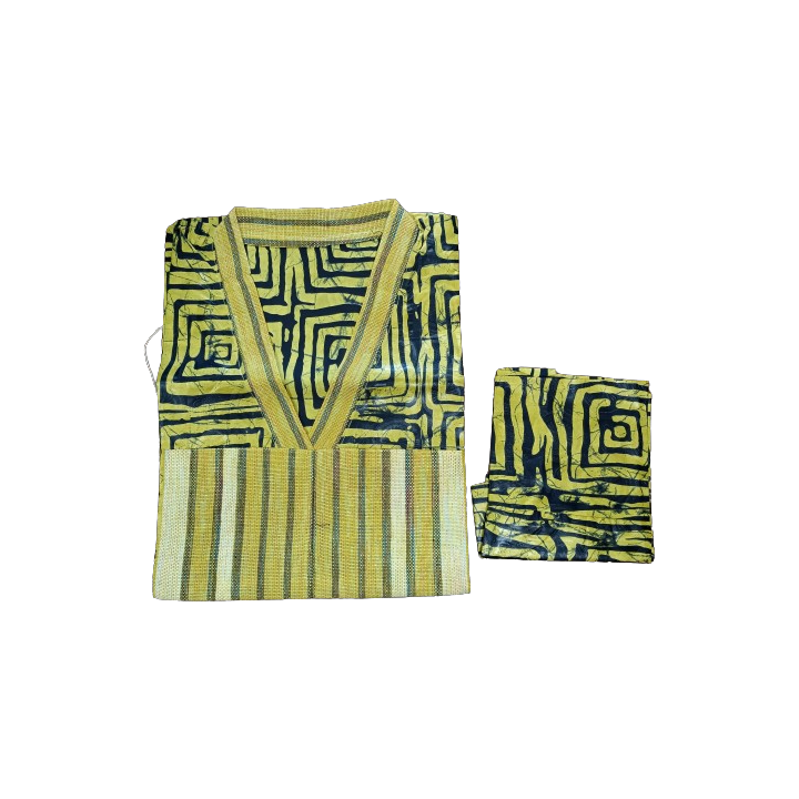 Women's African Kampala Dress & Scarf