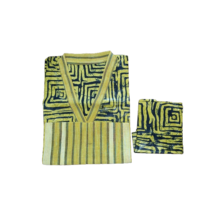 Women's African Kampala Dress & Scarf