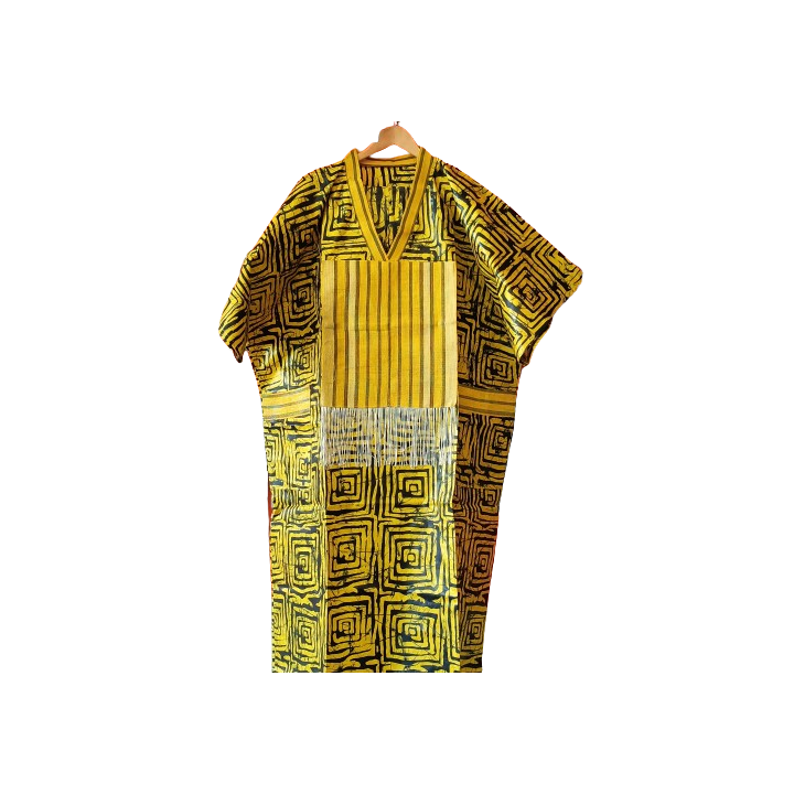 Women's African Kampala Dress & Scarf