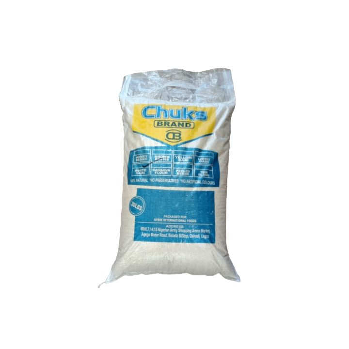 Chuks White Garri - 20 LBS