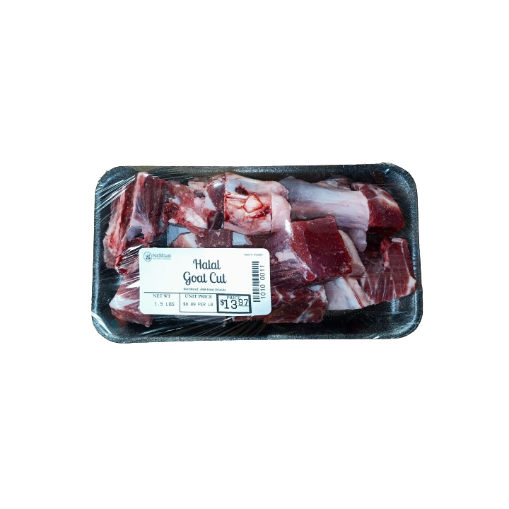 Ndibai Halal Goat Cut 1.5 LBS