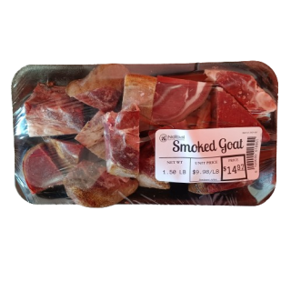 Smoked Goat w/ Skin - 1.5 LB