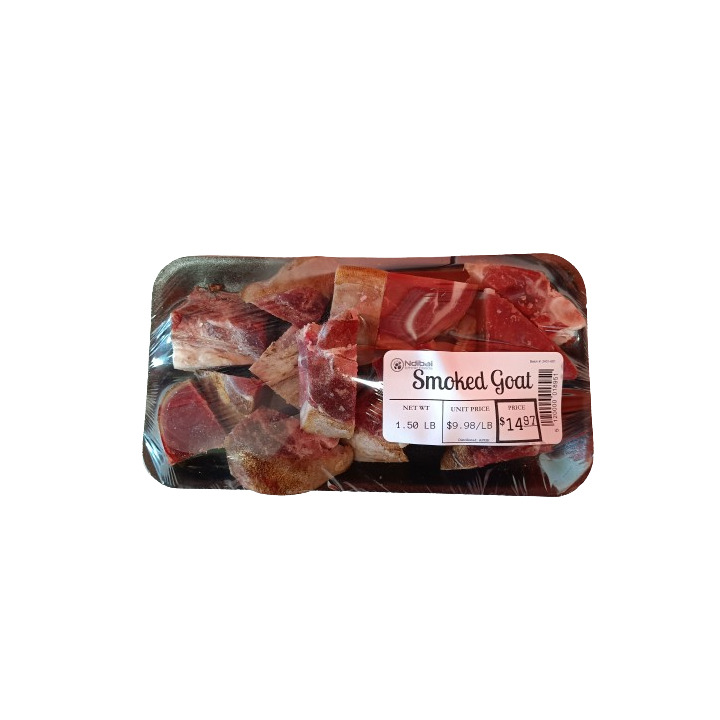 Smoked Goat w/ Skin - 1.5 LB