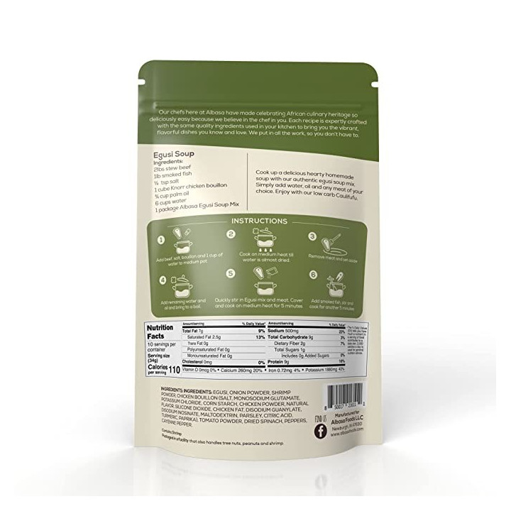 Albasa Egusi Soup Mix 11oz