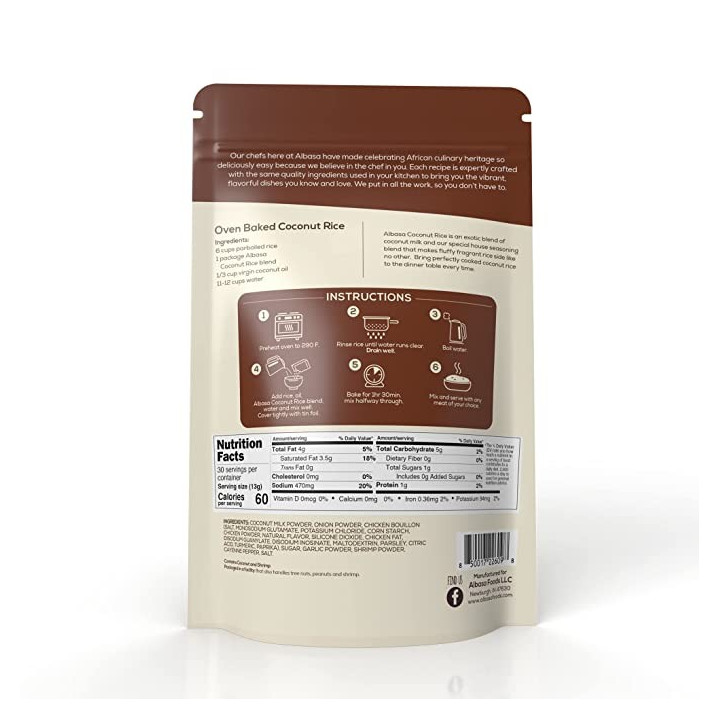 Albasa Coconut Rice Blend (Mild) 13.7oz