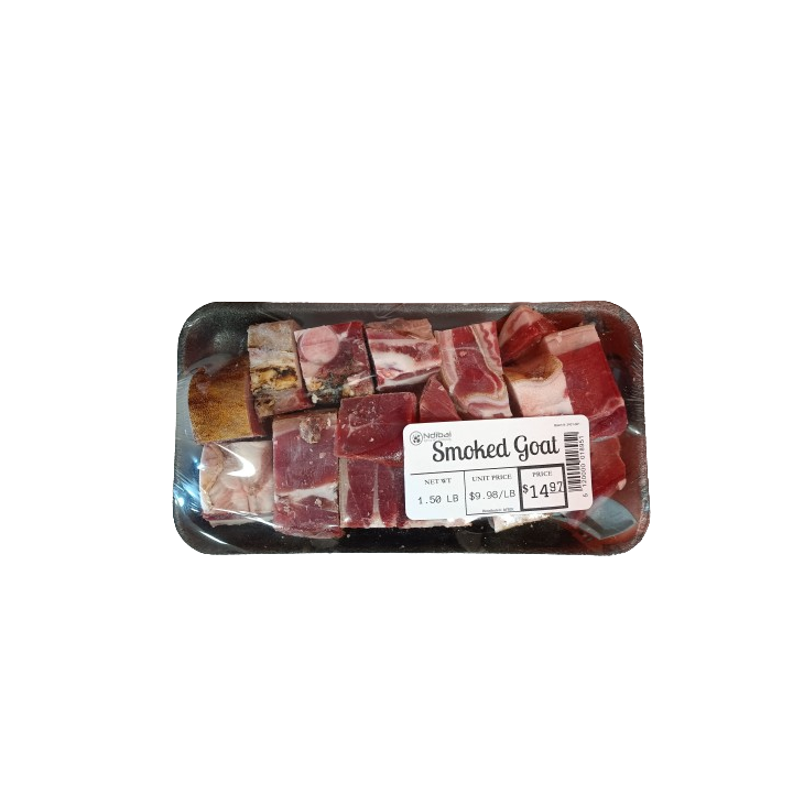 Smoked Goat w/ Skin - 1.0 LB