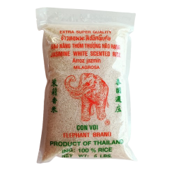 Elephant Jasmine White Scented Rice (5 LBS)