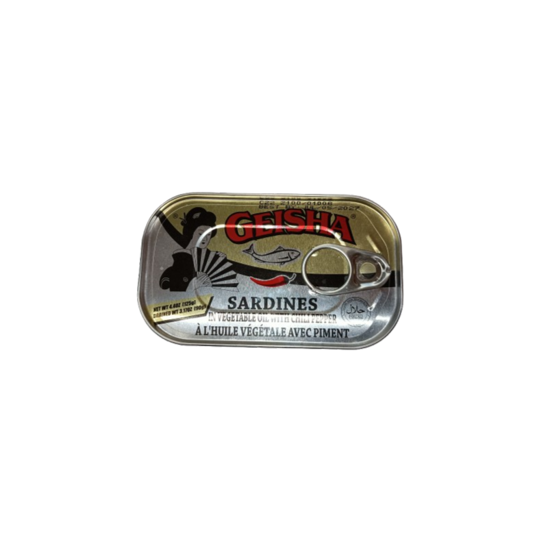 Geisha Sardine with Chili Pepper 125g