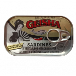 Geisha Sardine with Chili Pepper 125g