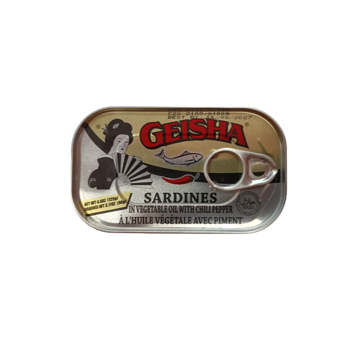 Geisha Sardine with Chili Pepper 125g