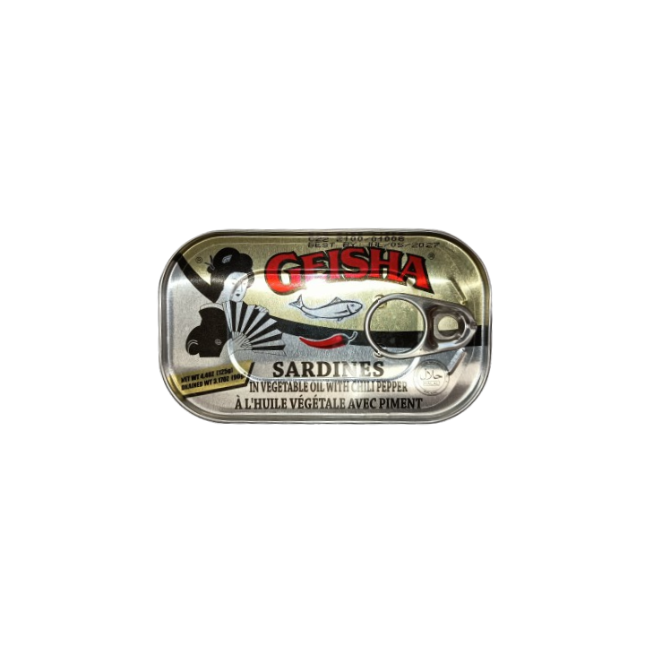 Geisha Sardine with Chili Pepper 125g