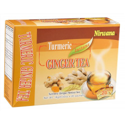 Nirwana Ginger Turmeric Tea - 20 Sachets