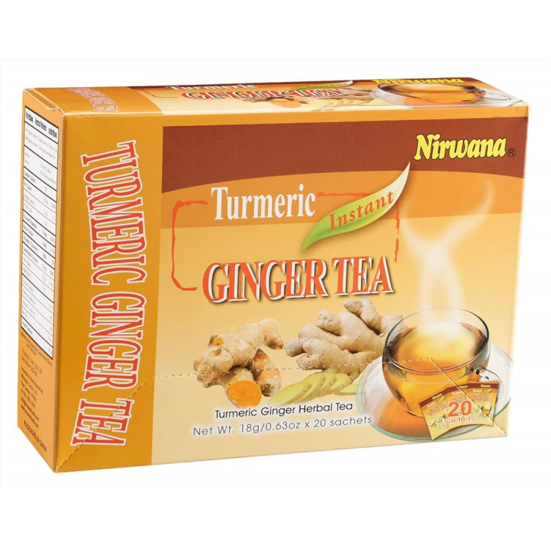 Nirwana Ginger Turmeric Tea - 20 Sachets