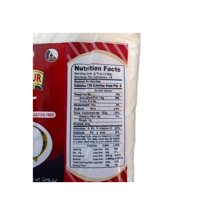 Bufio Cassava Fufu 4 LBS