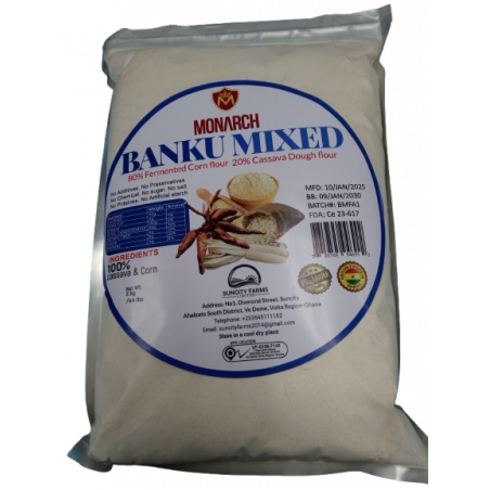Monarch Banku Mix Flour 4.4 LBS