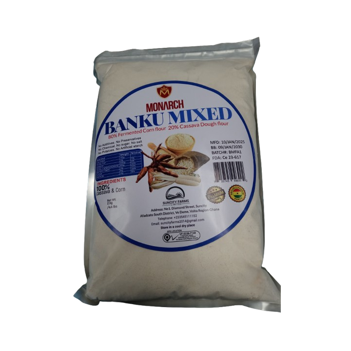 Monarch Banku Mix Flour 4.4 LBS