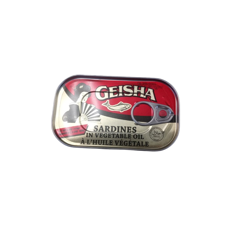 Geisha Sardine in Vegetable Oil 125g