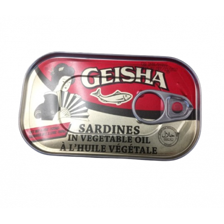 Geisha Sardine in Vegetable Oil 125g
