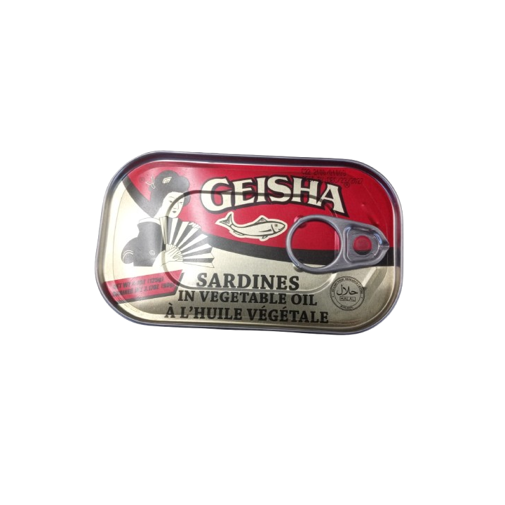 Geisha Sardine in Vegetable Oil 125g
