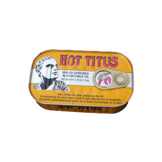 Titus Sardine Hot In Soybean Oil 125g