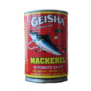 Geisha Mackerel In Tomato Sauce 15oz