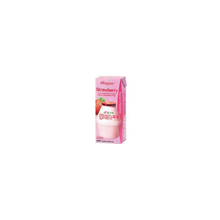 Binggrae Strawberry Milk 200mL