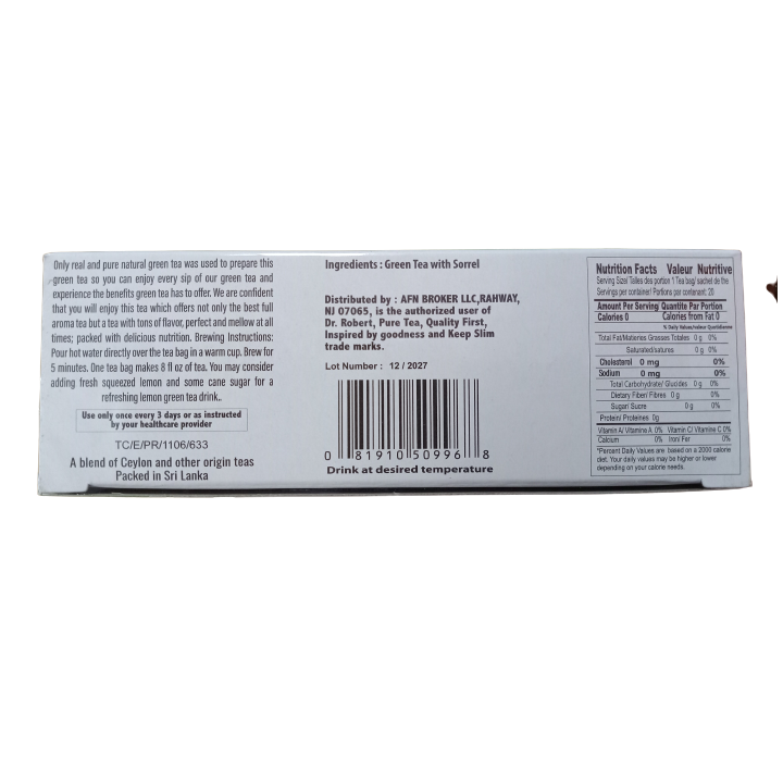 Dr. Robert Sorrel Green Tea