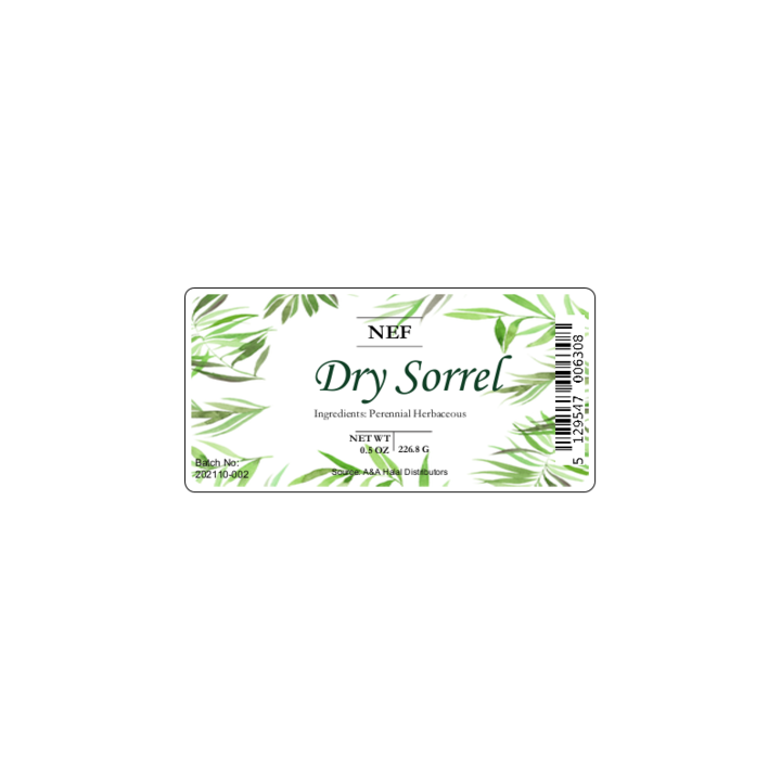 NEF Dry Sorrel 8oz Bags