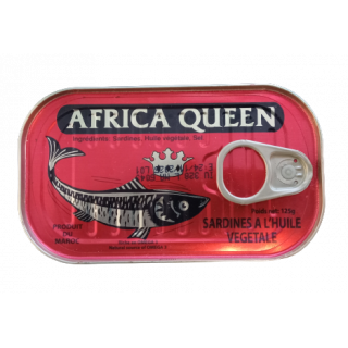 Africa Queen Sardine 125g