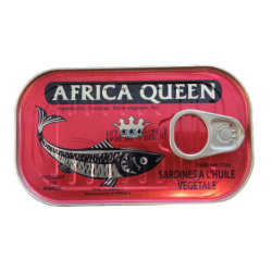 Africa Queen Sardine 125g