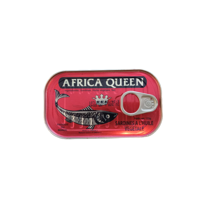 Africa Queen Sardine 125g